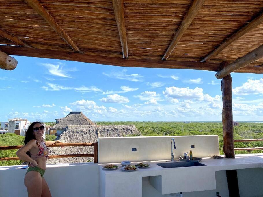 Casa Molly Lägenhet Isla Holbox Exteriör bild